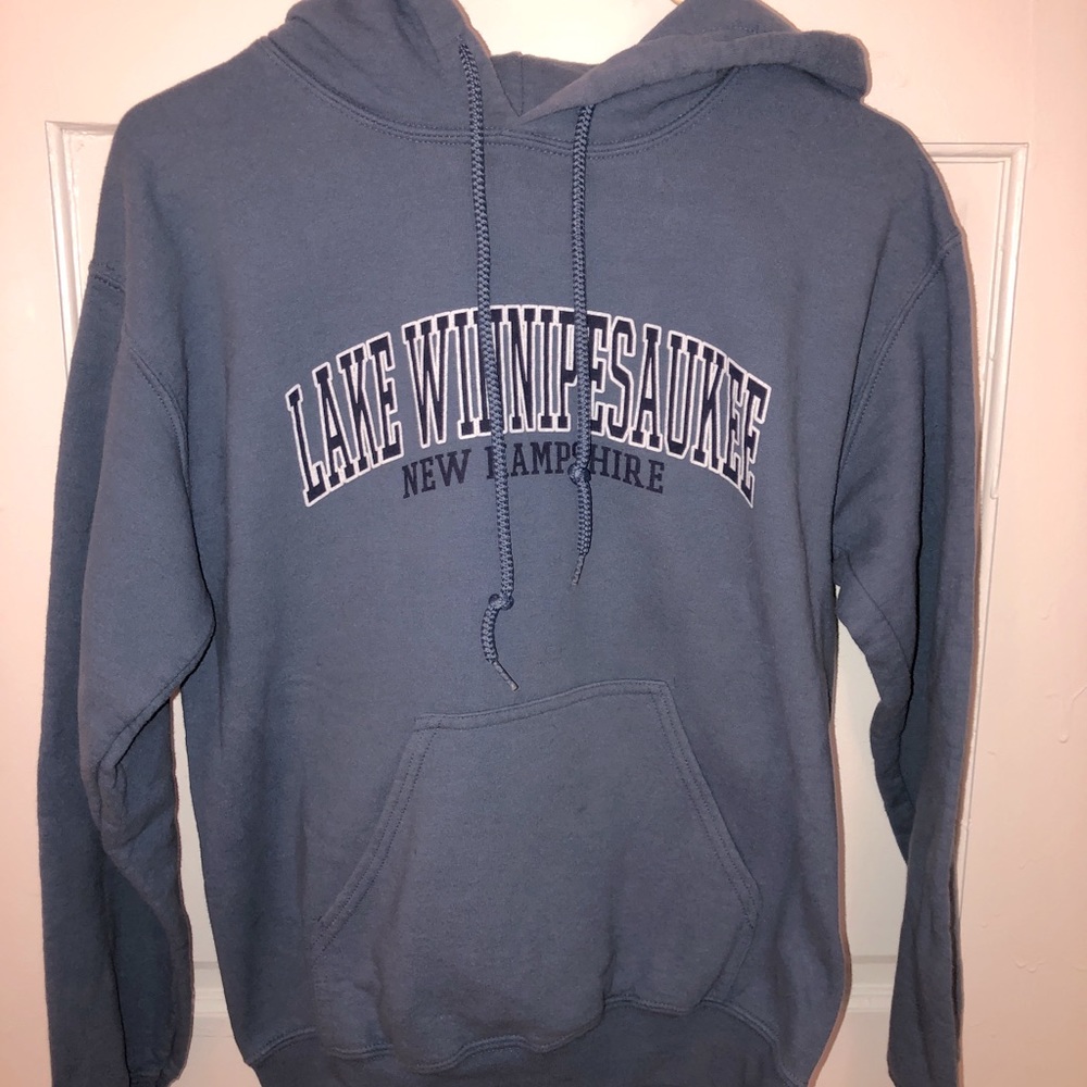 Small blue New Hampshire sweatshirt